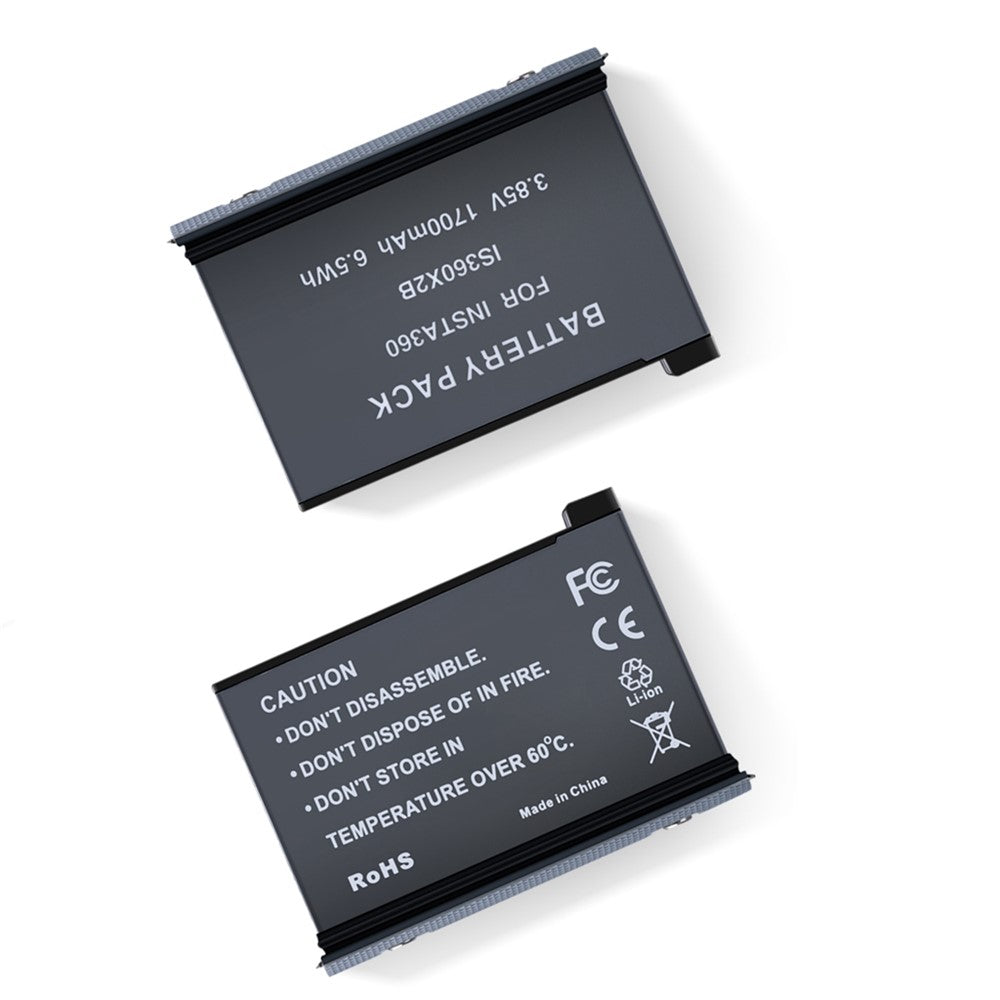 AI73 3.85V 1700mAh Rechargeable Li-ion Battery for Insta360 One X2 Sports Camera Accessories