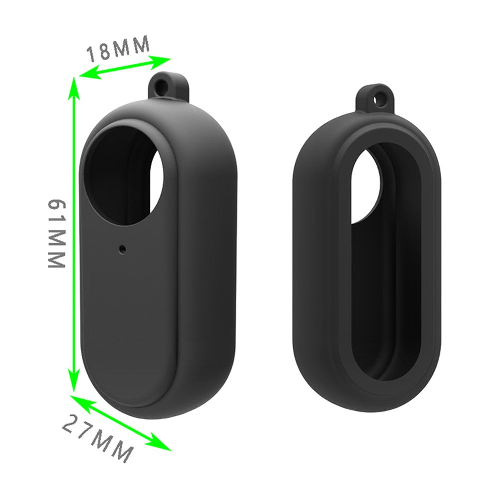 AI65 Shockproof Soft Silicone Case Camera Protective Sleeve Cover for Insta360 GO 2 Camera