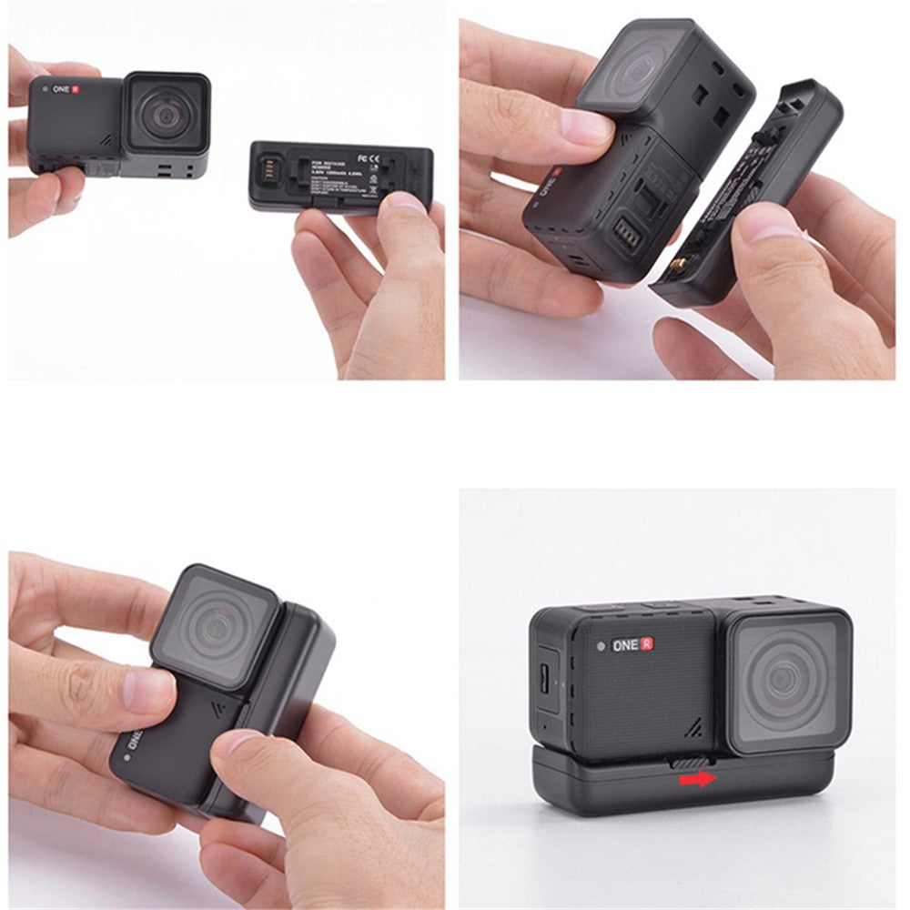 AI31 3.85V 1190mAh Rechargeable Li-ion Battery Base for Insta360 One R Action Camera