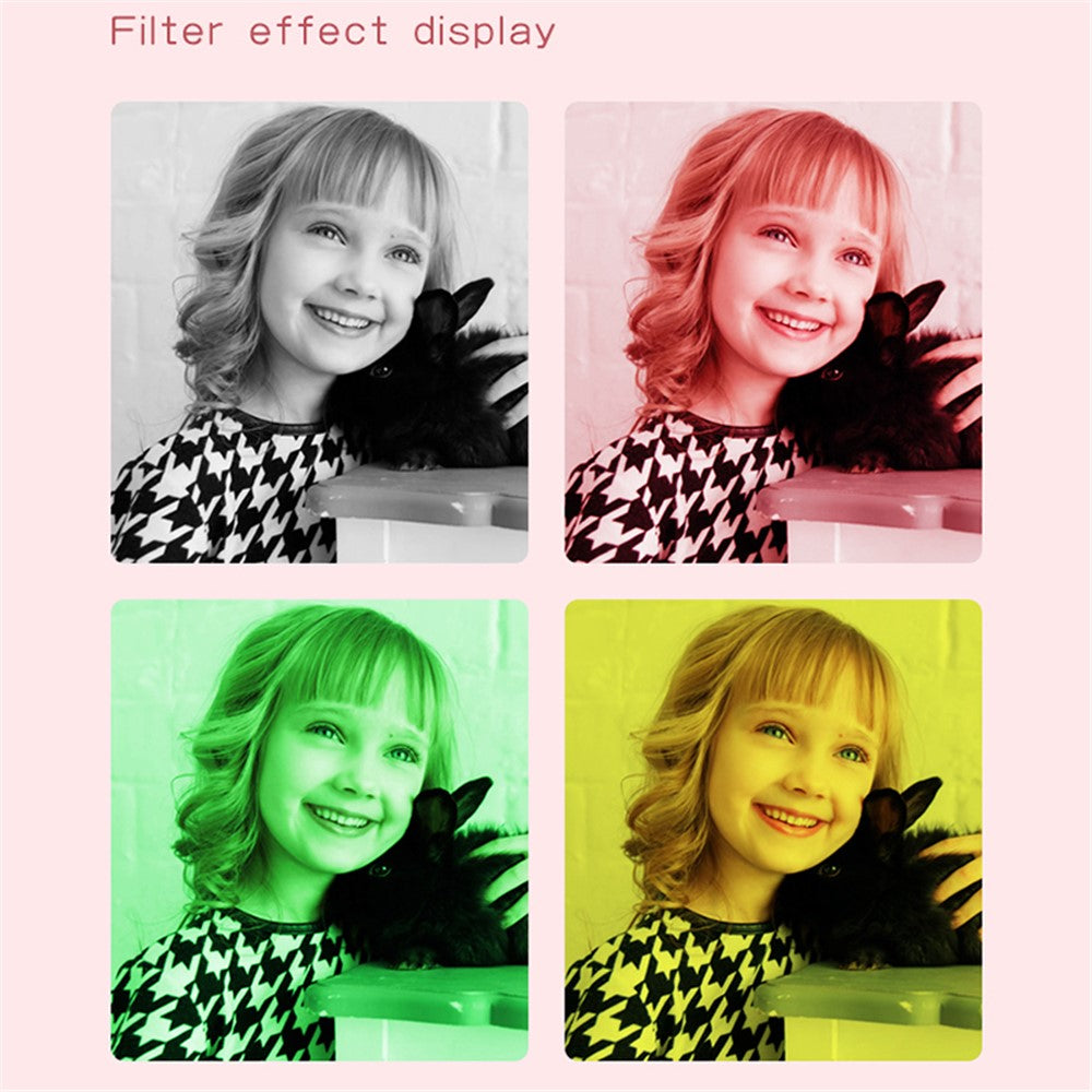 A3X 2.0" IPS Screen 1080P Mini Digital Camera Cartoon Dual Lens Camera Early Education Toy Birthday Gift