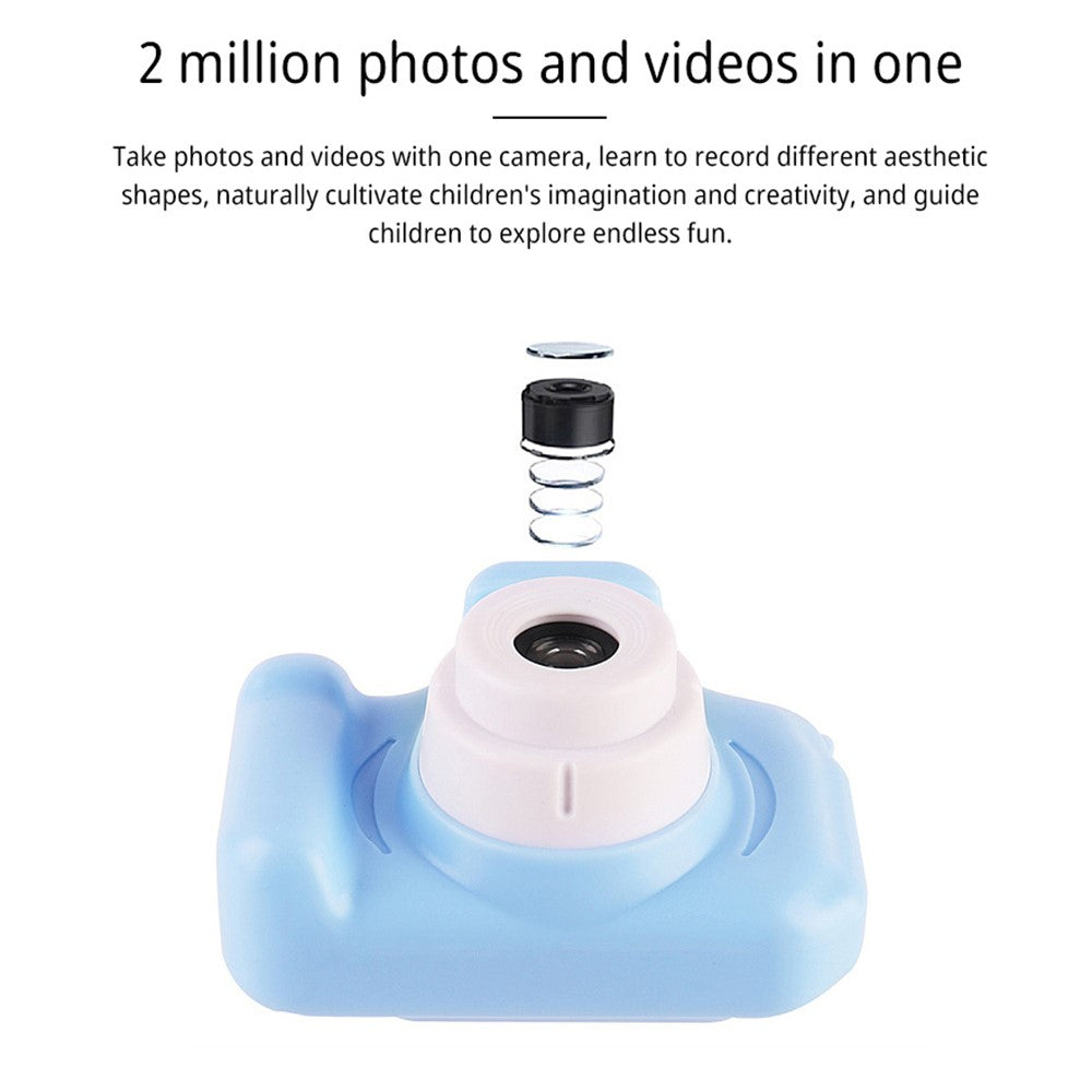 X2 Kid's Camera 1080P Children Video Camera Dual Cam Design Camera Toy Supporting 32GB Memory Card