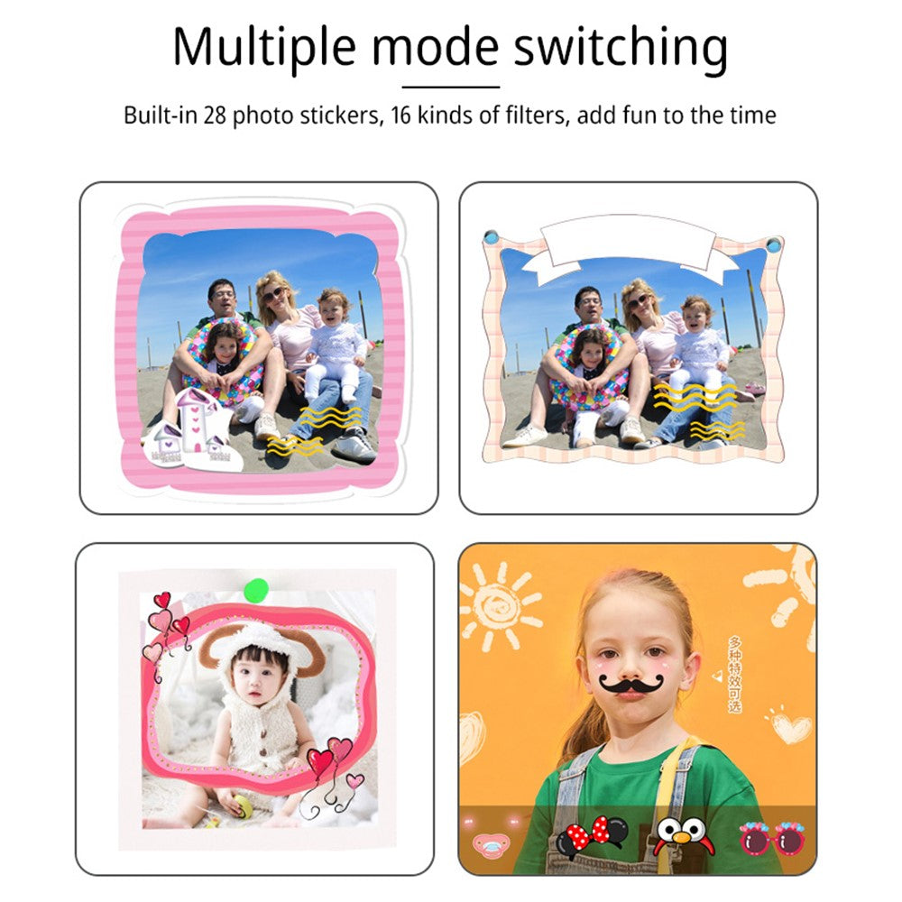 X2 Kid's Camera 1080P Children Video Camera Dual Cam Design Camera Toy Supporting 32GB Memory Card
