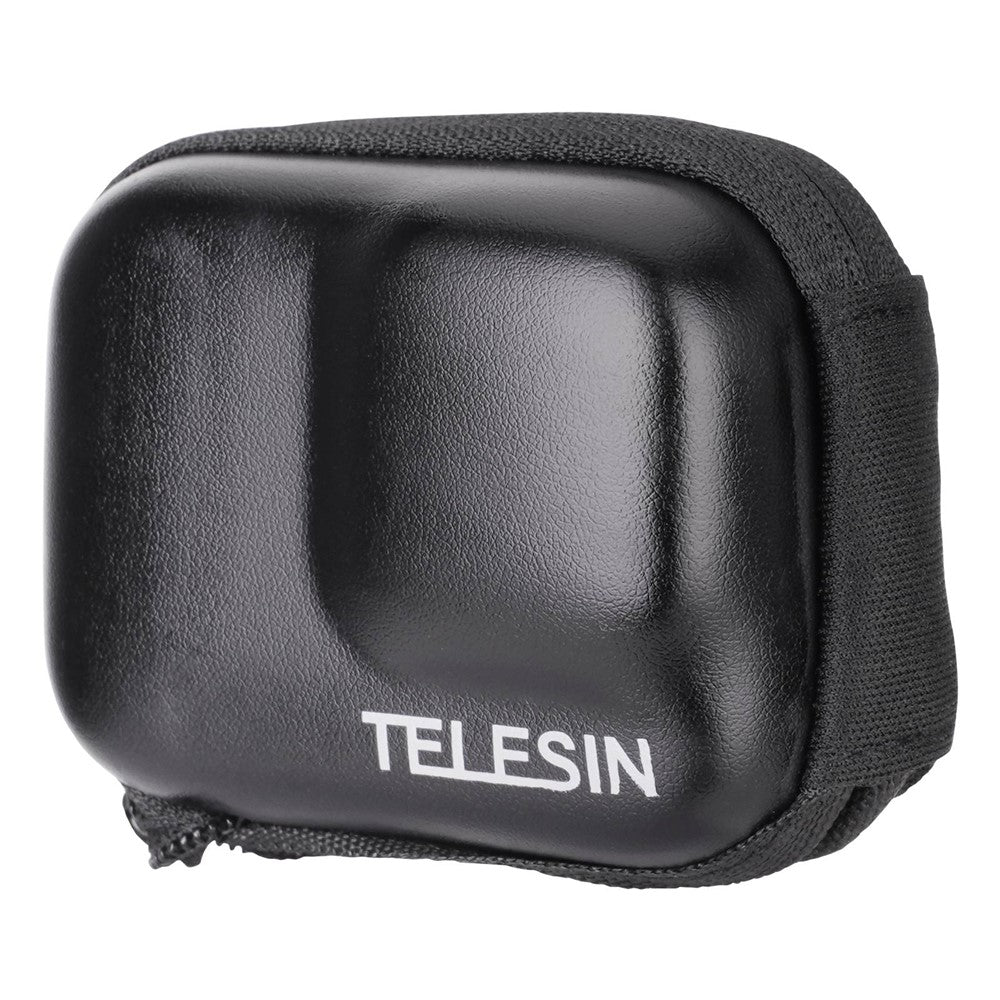 TELESIN GP-CPB-901 Storage Bag for GoPro Hero 9 / 10 / 11 Shockproof EVA+PU Leather Carrying Case Portable Box Camera Accessories Travel Kit