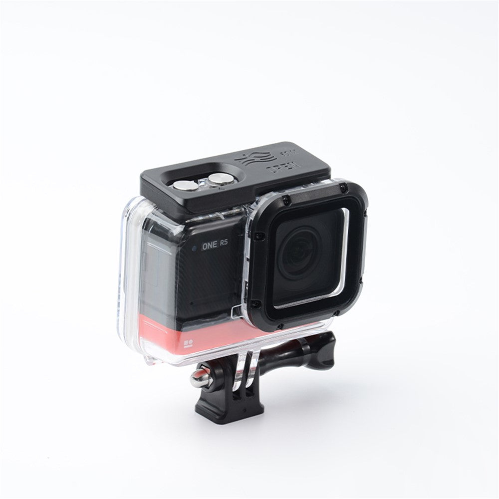 For Insta360 ONE RS Panoramic Action Camera 60m Underwater Protective Case Waterproof Housing Diving Shell