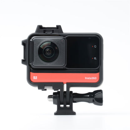 For Insta360 ONE RS Camera Cage Plastic 1 / 4'' Threads Protection Frame Case