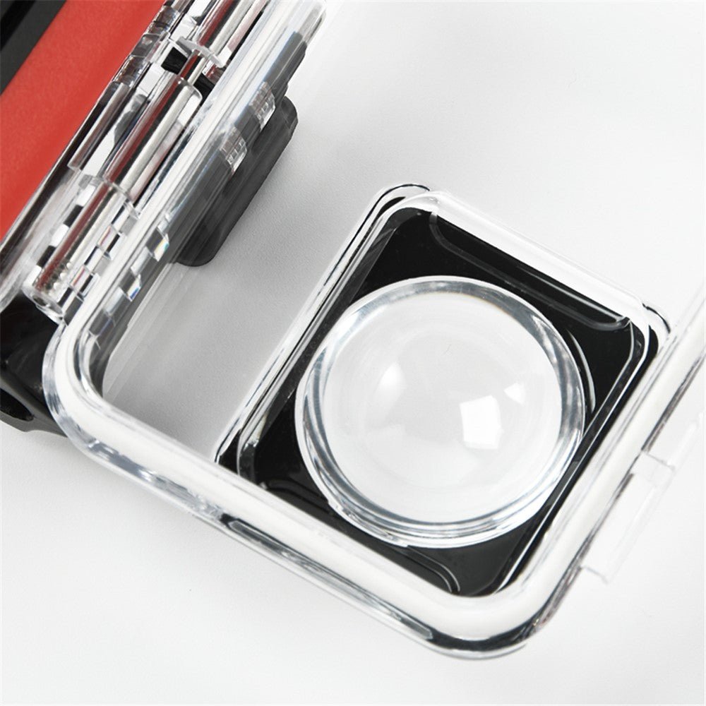 For Insta360 ONE RS Dual Lens Panoramic Camera Waterproof Transparent Housing Case Underwater Diving Shell