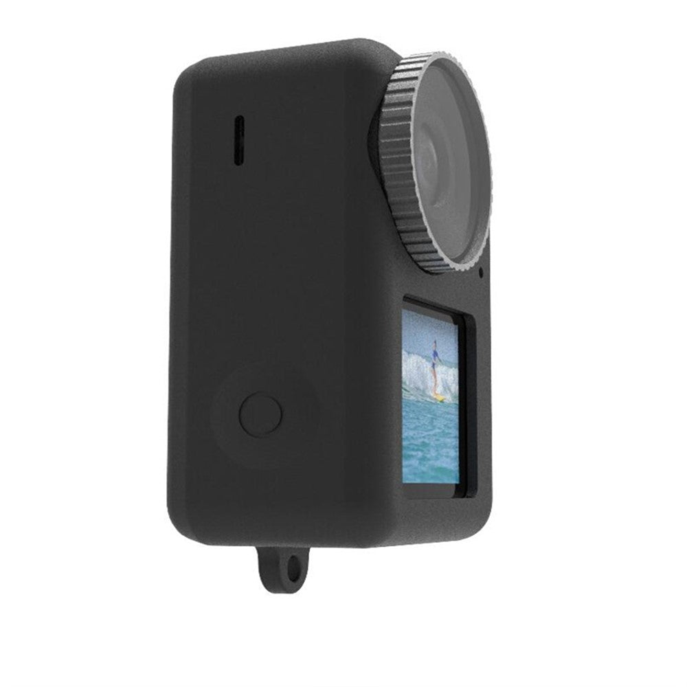 For DJI Osmo Action3 Silicone Case Camera Anti-drop Protective Sleeve with Lens Cover