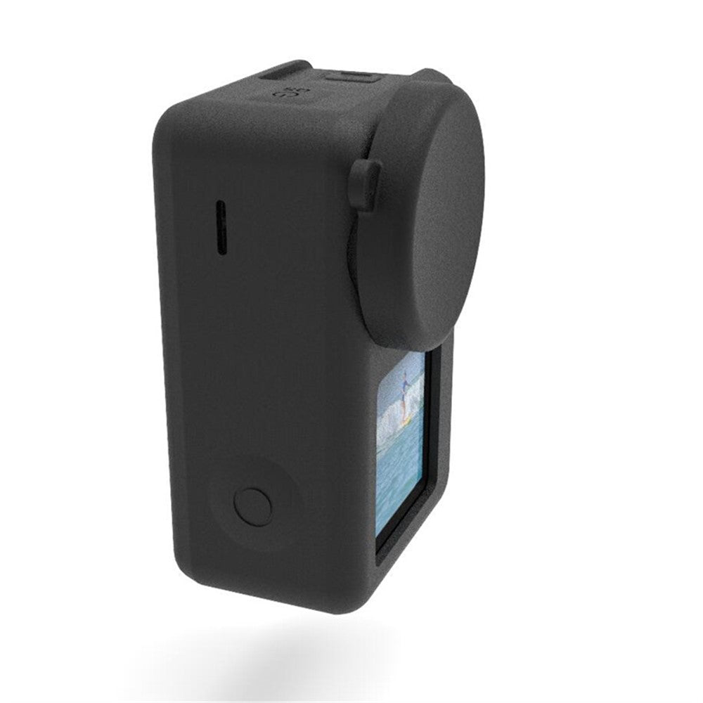 For DJI Osmo Action3 Silicone Case Camera Anti-drop Protective Sleeve with Lens Cover