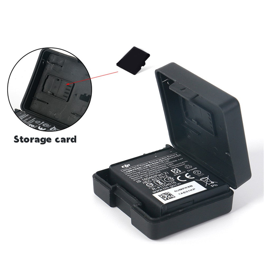 2Pcs Battery Storage Case for DJI Osmo Action 3 / Action 4 Action Camera Accessories Protective Box
