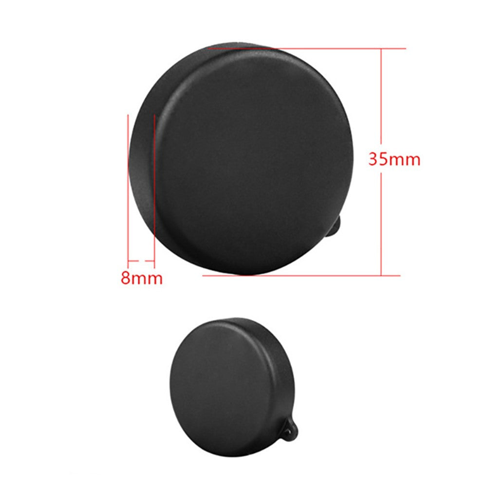 2Pcs For DJI Osmo Action 3 / Action 4 Sports Camera Soft Silicone Lens Cover Protective Cap Accessories