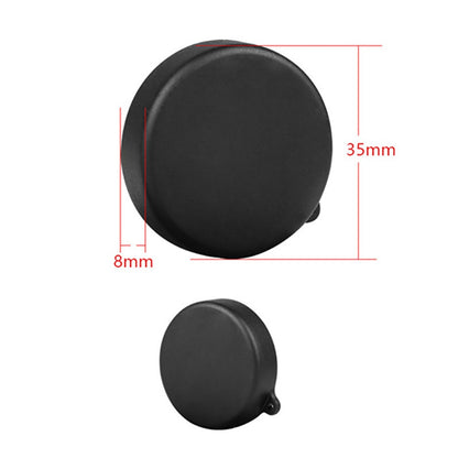 2Pcs For DJI Osmo Action 3 / Action 4 Sports Camera Soft Silicone Lens Cover Protective Cap Accessories