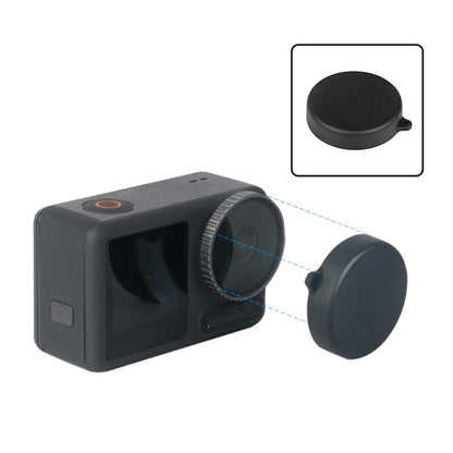 Tempered Glass Screen Protector Set for DJI Osmo Action 3 / Action 4 Sports Camera Battery Case + Lens Cover Action Camera Accessories