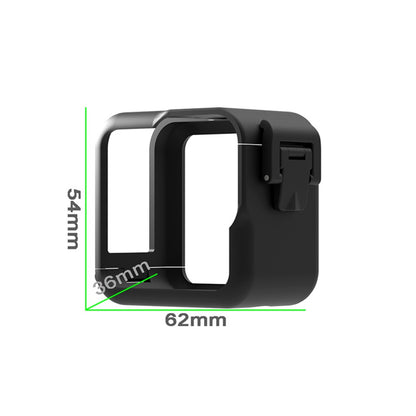For GoPro Hero 11 Black Mini Camera Anti-drop Frame Protective Case with Base Bracket