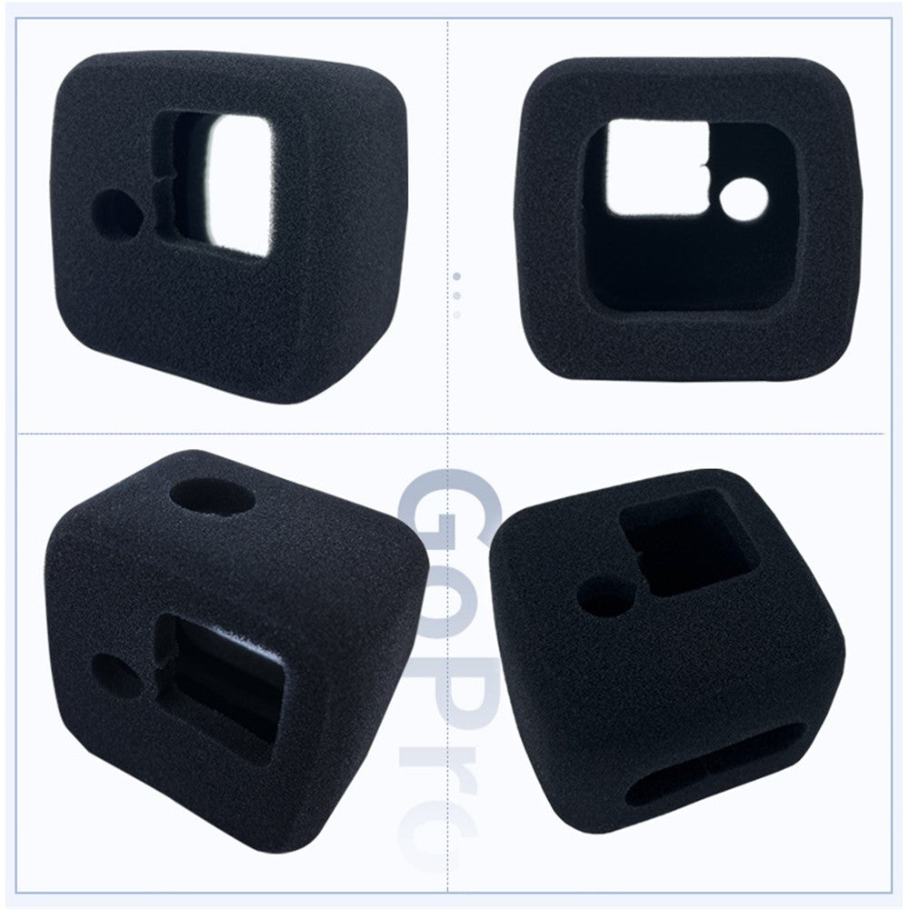 For GoPro Hero 11 Black Mini Windproof Cover Action Camera Sponge Windscreen Case