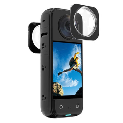 For Insta360 X3 Optical Tempered Glass Front+Back Protective Lens Cover Cap Action Camera Accessories
