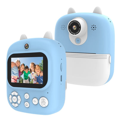 1200W Pixel 2.4-inch IPS Screen Kids Instant Camera Portable Cute Inkless Print Camera, Standard Version