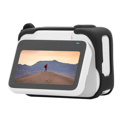 SUNNYLIFE IST-BHT595 4Pcs / Set Silicone Cover + Lens Cap + Sticker + Lanyard for Insta360 GO 3 Charging Case