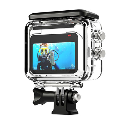 40m Waterproof Case for Insta360 GO 3 Camera PC+Stainless Steel Thumb Camera Underwater Diving Cover