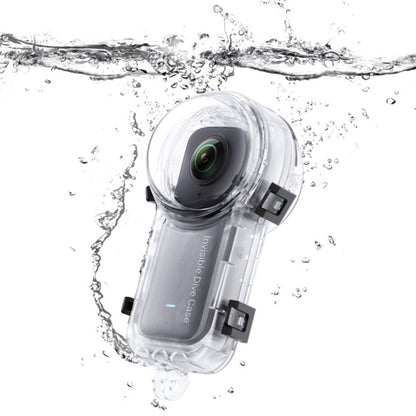 For Insta360 X3 PC+Optical Glass Housing Case Camera Underwater Diving Cover