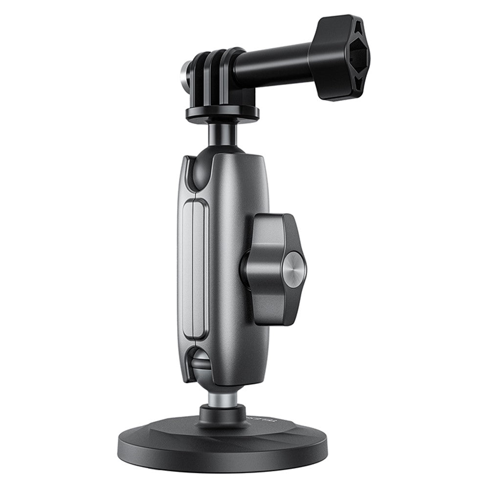 TELESIN CMM-001 Dual Ball Head Aluminum Alloy Action Camera Magnetic Base Mount Adapter