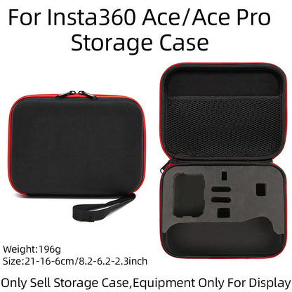 Portable Storage Bag for Insta360 Ace Pro 2 / Ace Pro / Ace Action Camera Handheld Gimbal Carrying Case