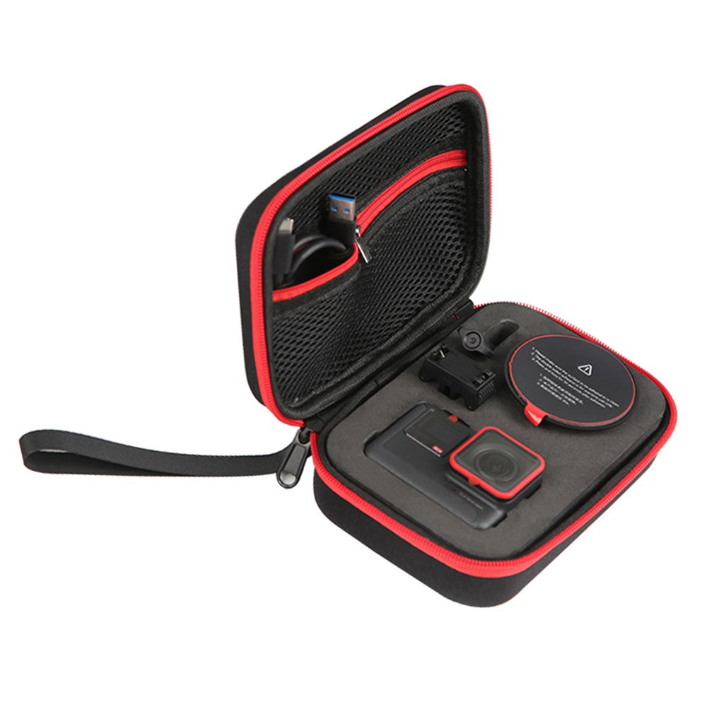 For Insta360 ACE /  Ace Pro 2 / Ace Pro Storage Bag Action Camera Portable Zipper Case with Lanyard