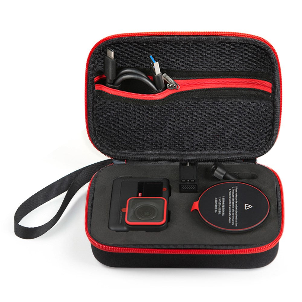 For Insta360 ACE /  Ace Pro 2 / Ace Pro Storage Bag Action Camera Portable Zipper Case with Lanyard