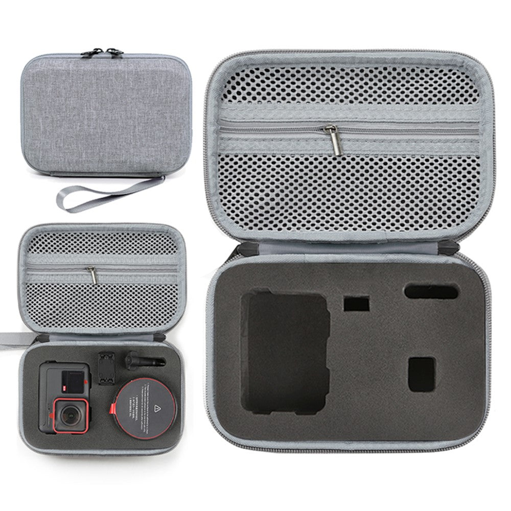 For Insta360 ACE /  Ace Pro 2 / Ace Pro Storage Bag Action Camera Portable Zipper Case with Lanyard