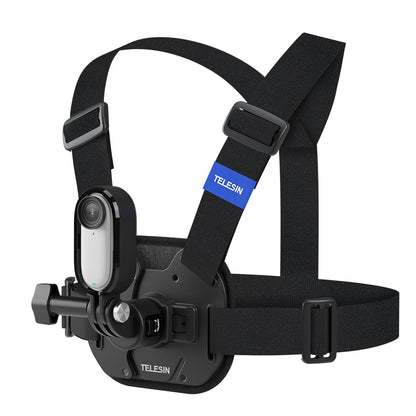 TELESIN S2-CGP-02 Chest Mount Harness for GoPro 12 Quick Release Chest Strap for Action Camera