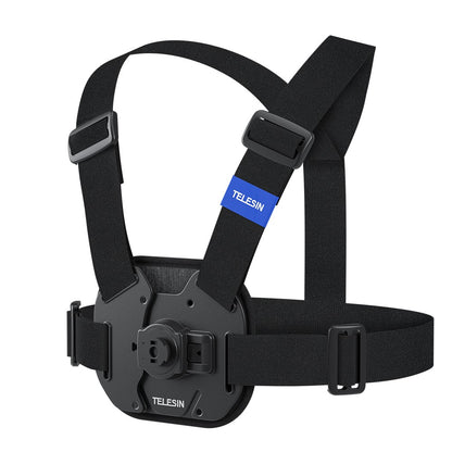 TELESIN S2-CGP-02 Chest Mount Harness for GoPro 12 Quick Release Chest Strap for Action Camera