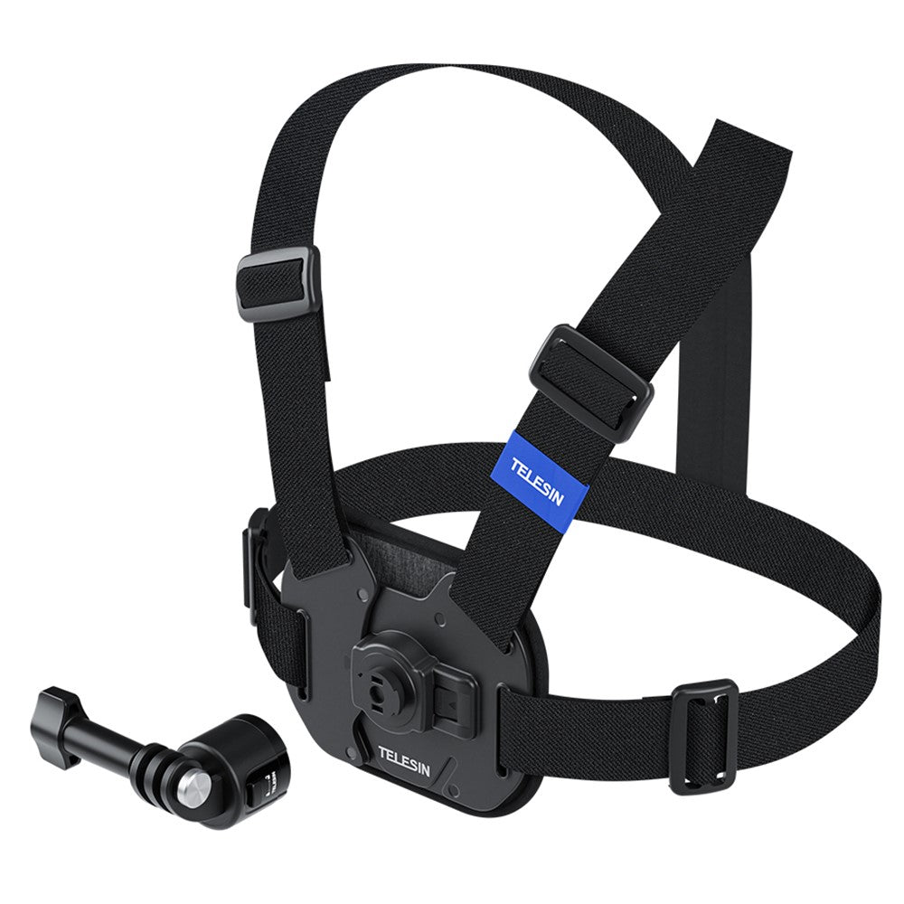 TELESIN S2-CGP-02 Chest Mount Harness for GoPro 12 Quick Release Chest Strap for Action Camera