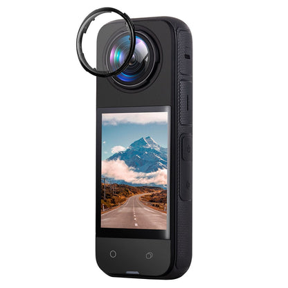 2Pcs for Insta360 X4 Panoramic Camera Rotating Optical Tempered Glass Lens Protector