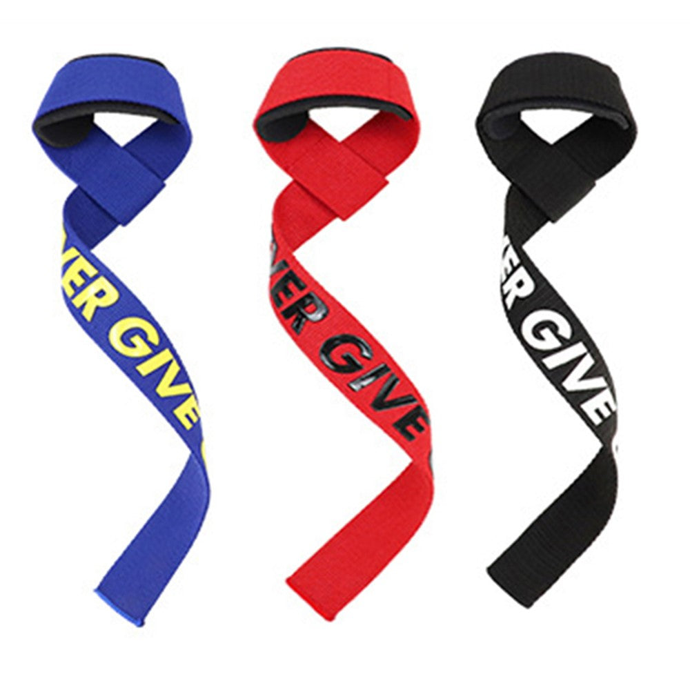 1 Pair Padded Lifting Wrist Straps for Weightlifting Deadlift Crossfit Bodybuilding Powerlifting