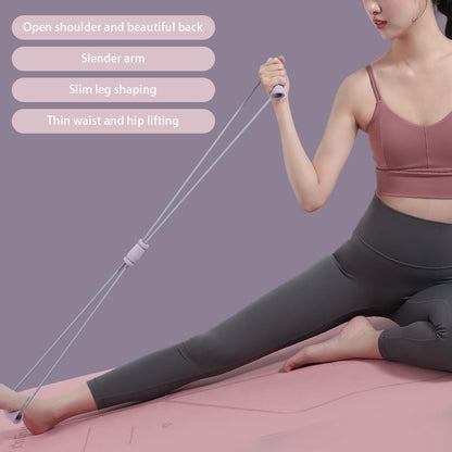AMYUP Figure 8 Fitness Resistance Band Yoga Strap Fitness Pulling Rope Workout Elastic Exercise Band