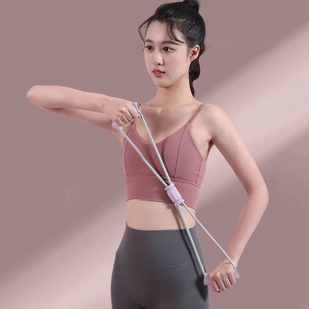 AMYUP Figure 8 Fitness Resistance Band Yoga Strap Fitness Pulling Rope Workout Elastic Exercise Band