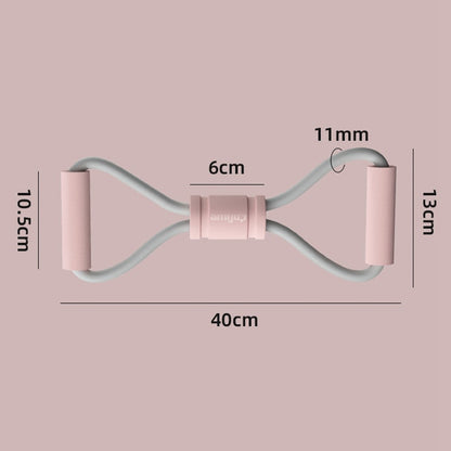 AMYUP Figure 8 Fitness Resistance Band Yoga Strap Fitness Pulling Rope Workout Elastic Exercise Band