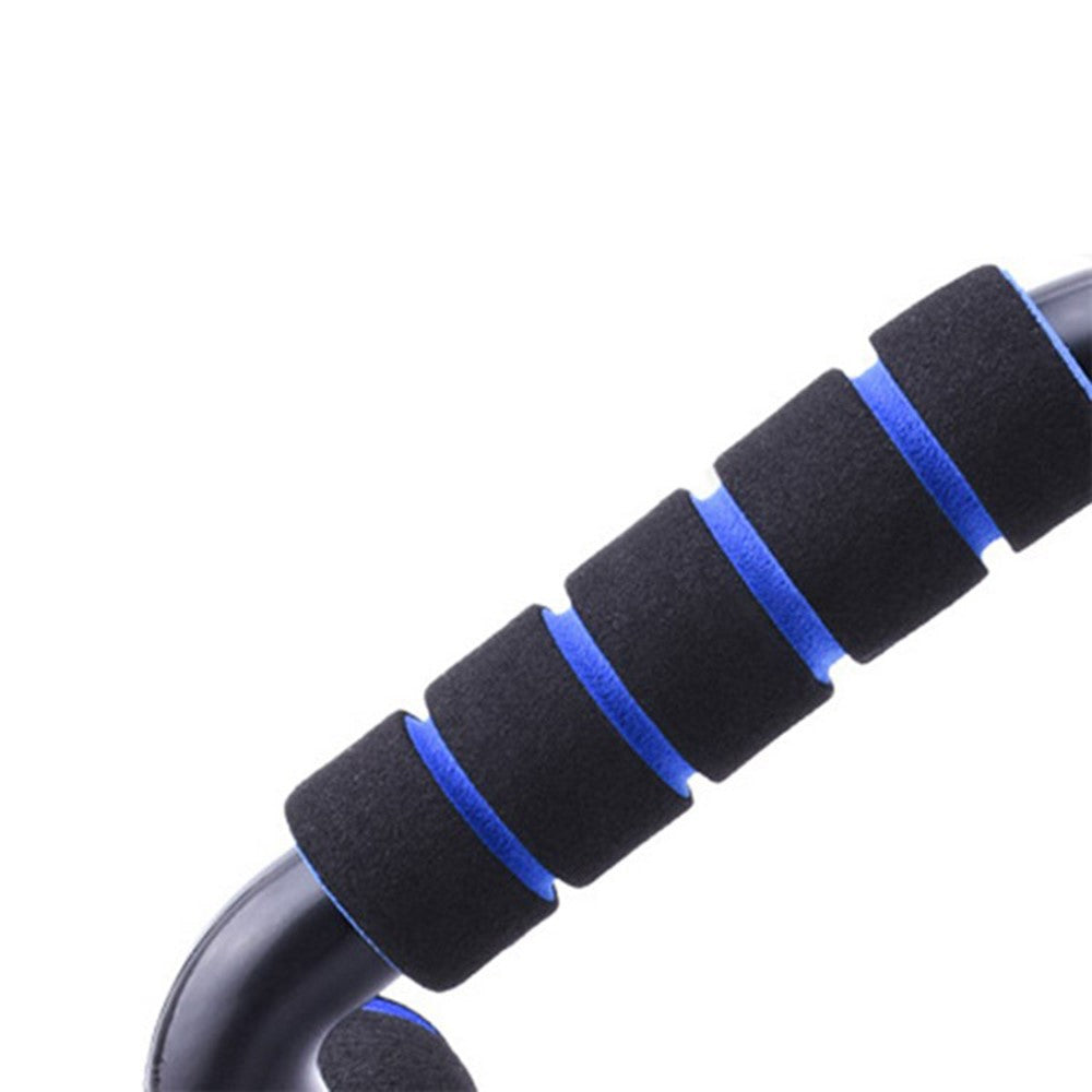 AMYUP 1 Pair H-shape Push-Up Support Stand Pectoralis Arm Muscle Push-Up Handles Trainer