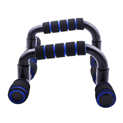 AMYUP 1 Pair H-shape Push-Up Support Stand Pectoralis Arm Muscle Push-Up Handles Trainer