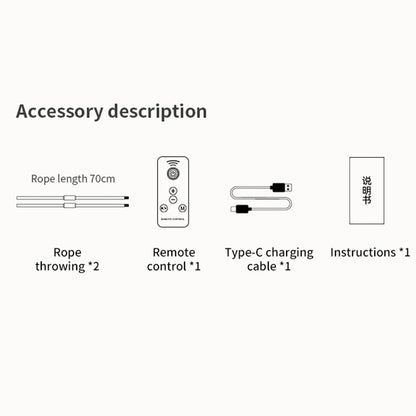 002 Automatic Electric Skipping Rope Machine LED Light Bluetooth-compatible Music Smart Electronic Counting Jump Rope Machine