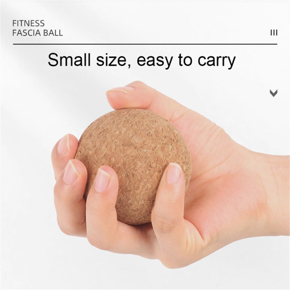 120MM Diameter Comfortable Massager Cork Massage Ball for Deep Tissue Muscle Massaging and Physical Therapy