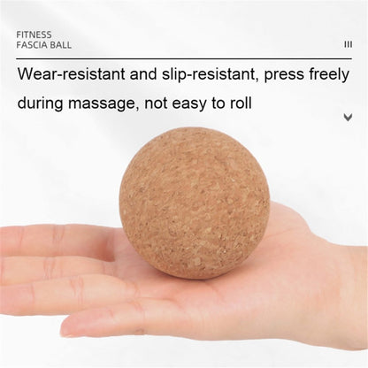 120MM Diameter Comfortable Massager Cork Massage Ball for Deep Tissue Muscle Massaging and Physical Therapy