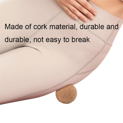 120MM Diameter Comfortable Massager Cork Massage Ball for Deep Tissue Muscle Massaging and Physical Therapy