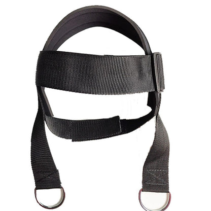 MK119 Home Gym Neck Training Harness Neck Strength Trainer Head Chin Neoprene+Nylon Strap Exerciser