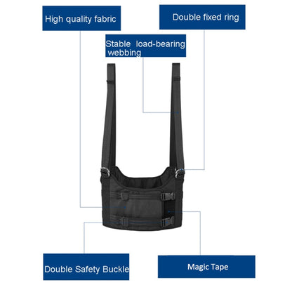 MK-123 Back Stretcher Lumbar Traction Device Hanging Spinal Decompression Harness Spine Reset Belt