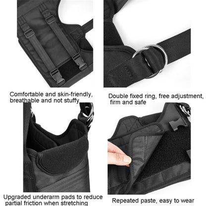 MK-123 Back Stretcher Lumbar Traction Device Hanging Spinal Decompression Harness Spine Reset Belt