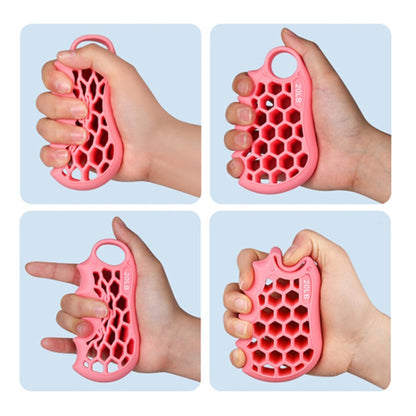 Honeycomb Elastic Silicone Finger Exerciser Grip Strengthener Training Hand Gripper