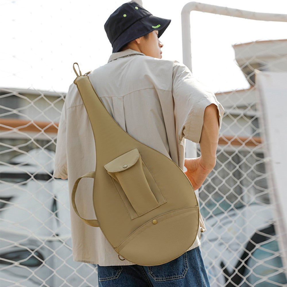 5620 Canvas Tennis Bag Waterproof Portable Tennis Racket Storage Bag, 34x76cm