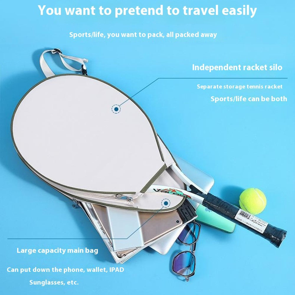 5618 28x7x47cm Tennis Bag Badminton Racket Sling Backpack Crossbody Bag for Men, Women