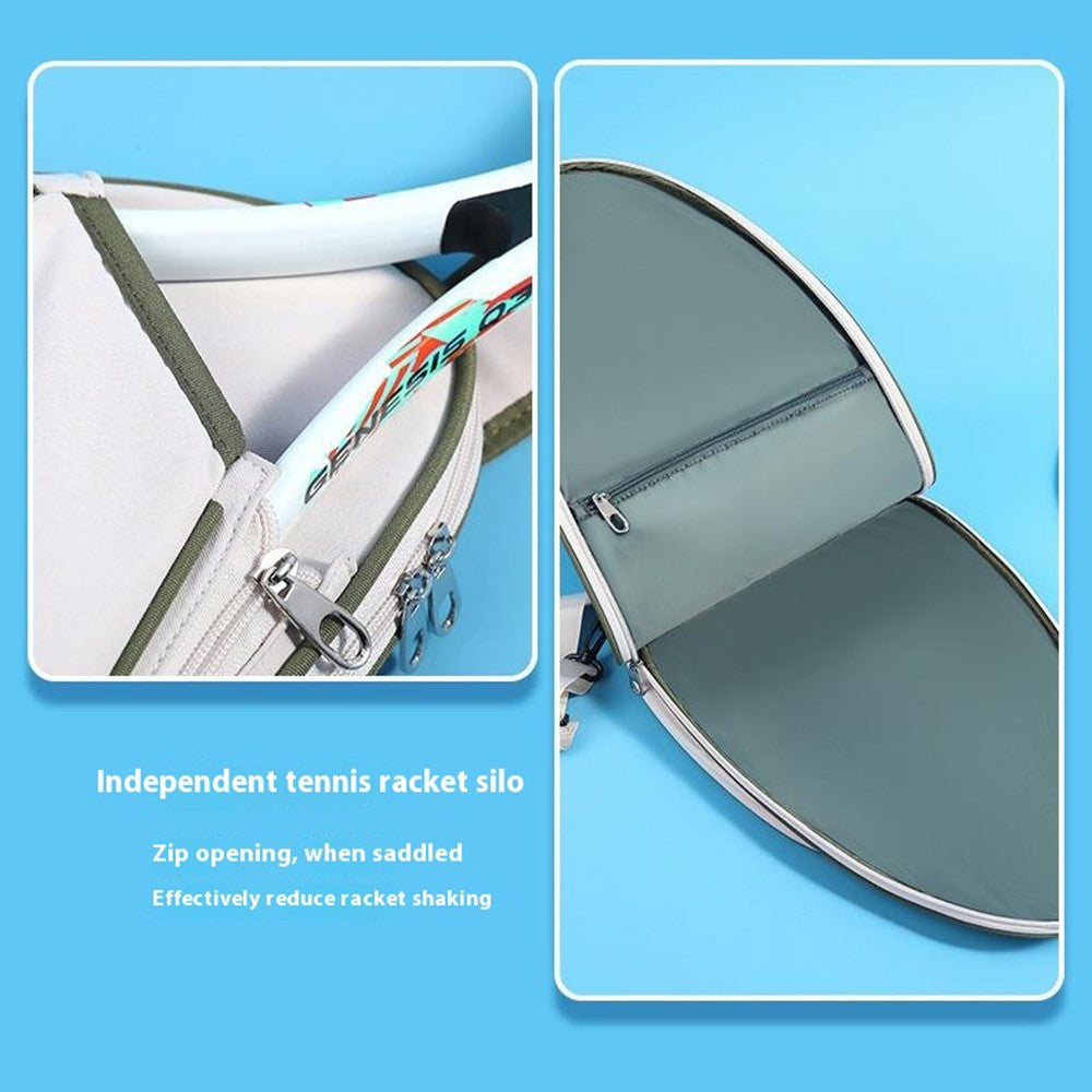 5618 28x7x47cm Tennis Bag Badminton Racket Sling Backpack Crossbody Bag for Men, Women