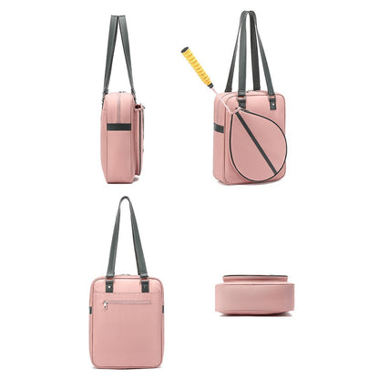 5611 30x39x11cm Badminton Racket Storage Bag Shoulder Bag Handbag Gym Tote Bag